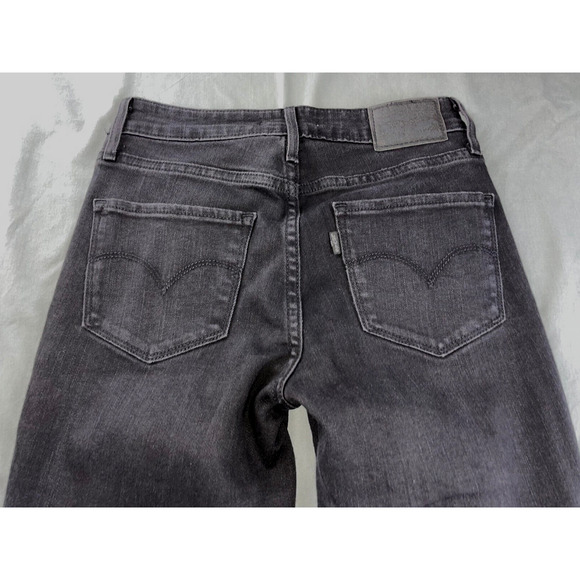 Levi's 721 High Rise Skinny Stretch Denim Jeans. Washed Black, Women's 25. GUC!! - Picture 9 of 9